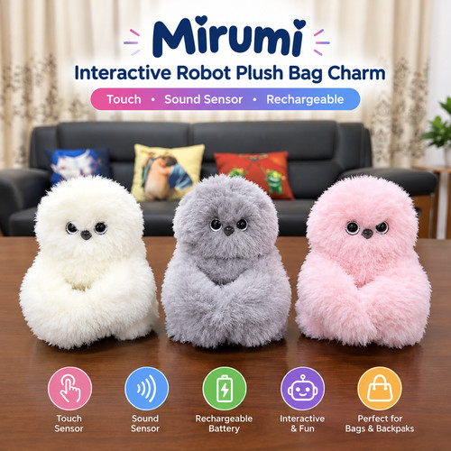 Mirumi interactive robot plush - interactive,